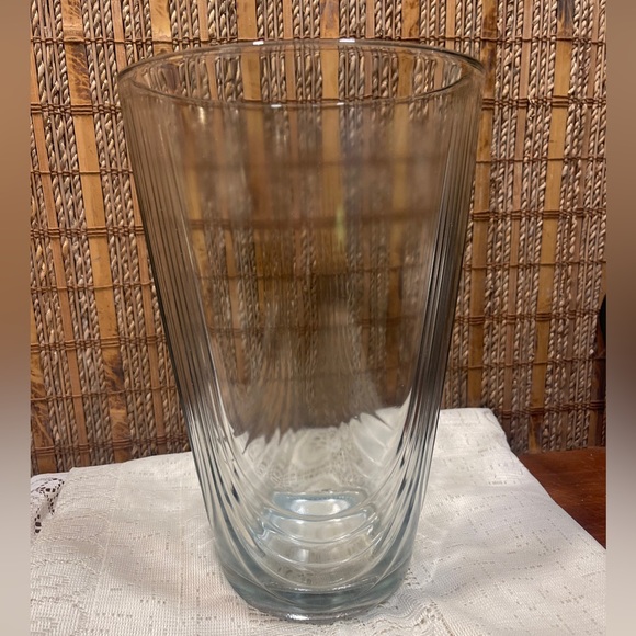 Vintage Neiman Marcus Large Leaded Crystal Vase EUC Art Deco MCM FLW - Picture 4 of 11